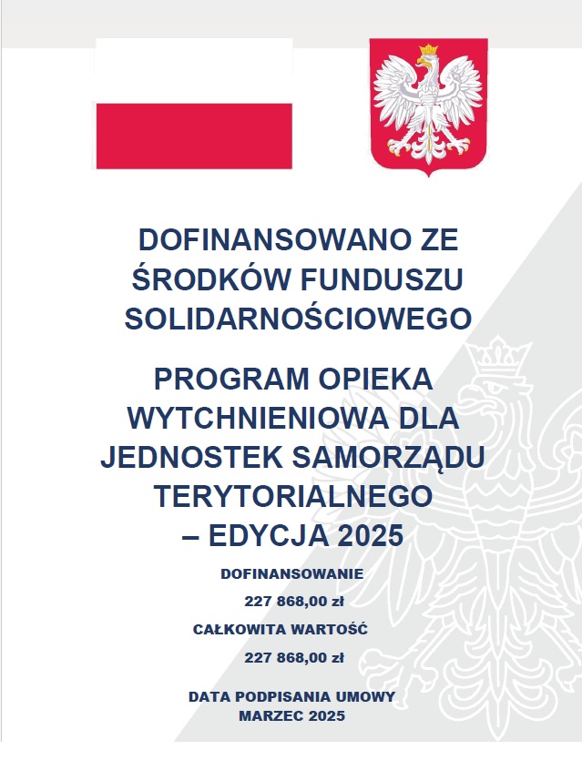 Informacja o źródle finansowania Opieki Wytchnieniowej w 2025 roku